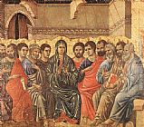 Duccio Di Buoninsegna Canvas Paintings - Pentecost